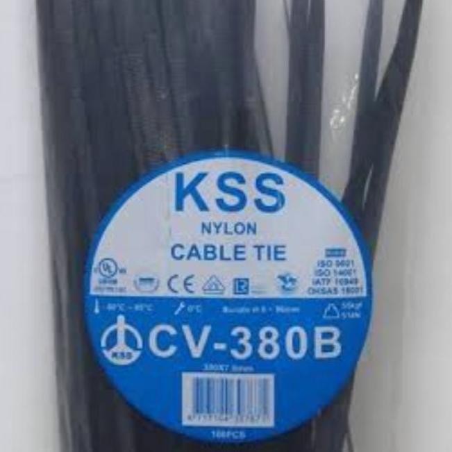 

Diskon! Kabel Ties KSS CV-380 380mm x 7.6mm | Insulock Kabel Tis Isi 100pcs