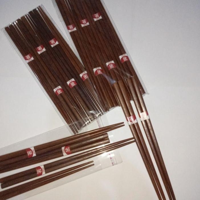 Sumpit Kayu Ulin Sumpit Kayu Besi Sumpit Jepang Sumpit Korea Isi 6