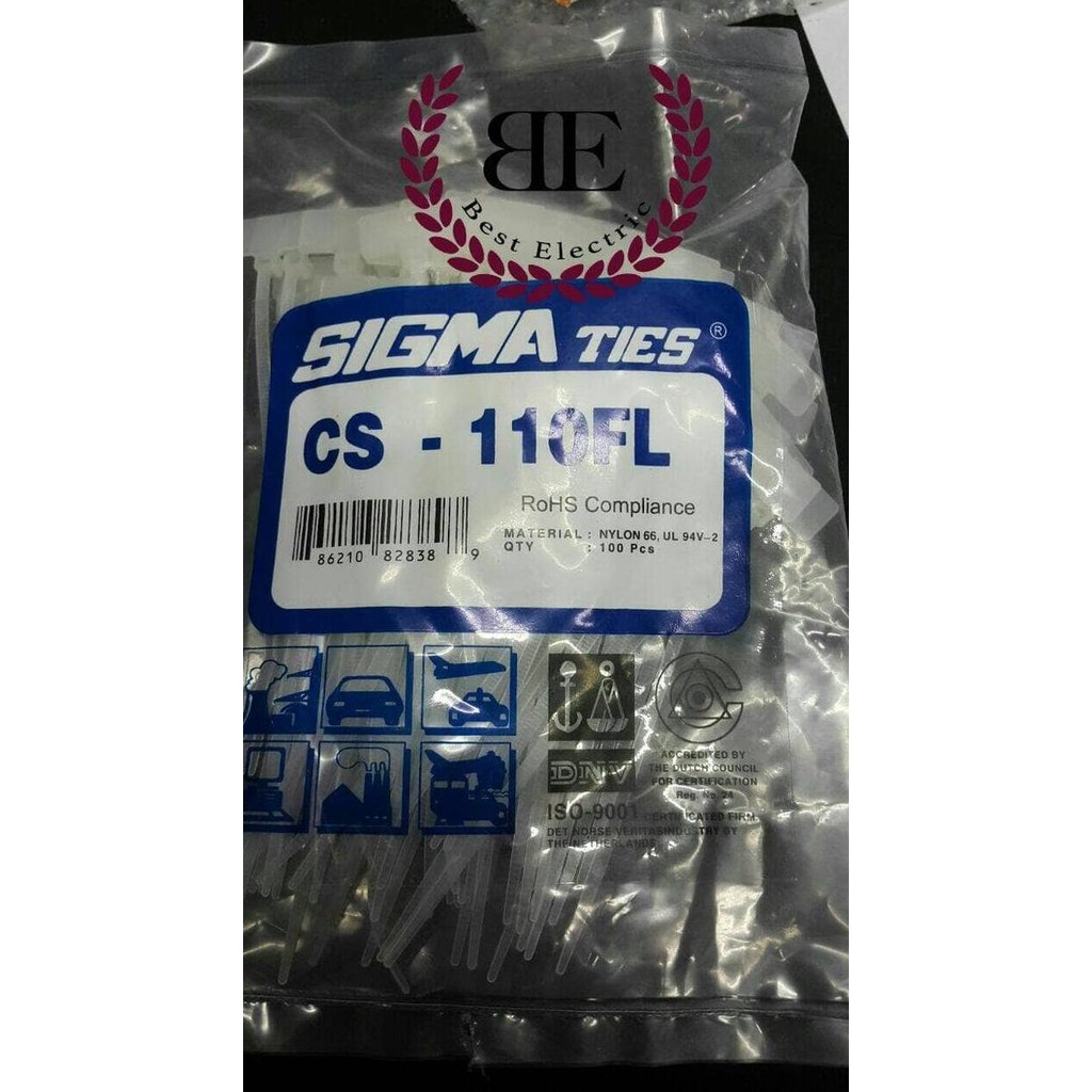 

Diskon! Kabel Ties SIGMA CS-110FL - Cable Tie 11cm Model Bendera