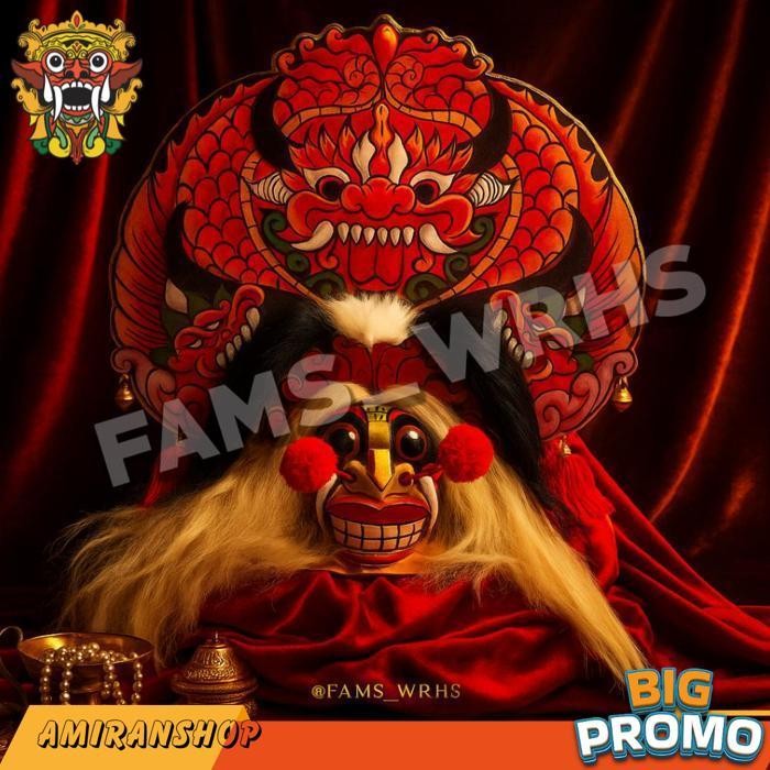 Bandana Barongan Bando Hiasan Aksesoris Barongan Jawa Timur