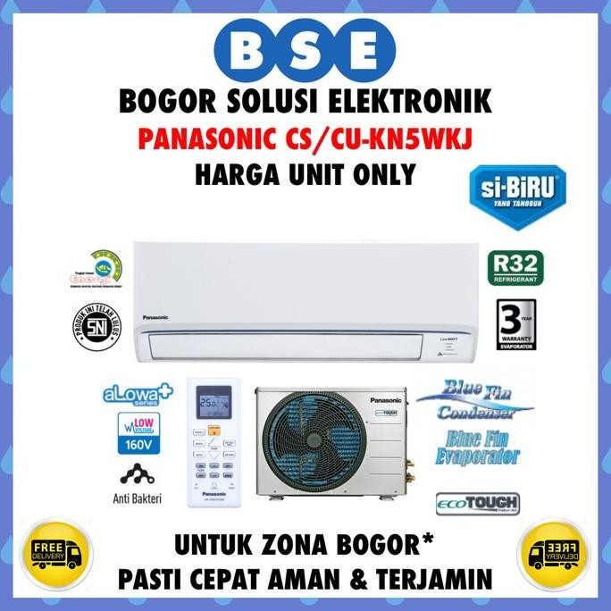 AC PANASONIC SIBIRU 1/2PK ALOWA SERIES | CS/CU-KN5WKJ | CSCUKN5WKJ
