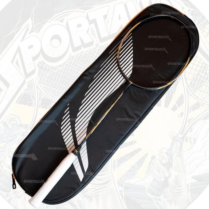 Raket Badminton Li-Ning Lining Windstorm 72 Black/Gold AYPR042