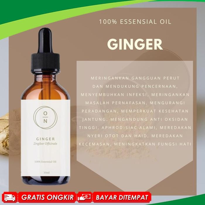 Termurah Ginger Essential Oil Minyak Jahe 100% Alami Murni Hp-58