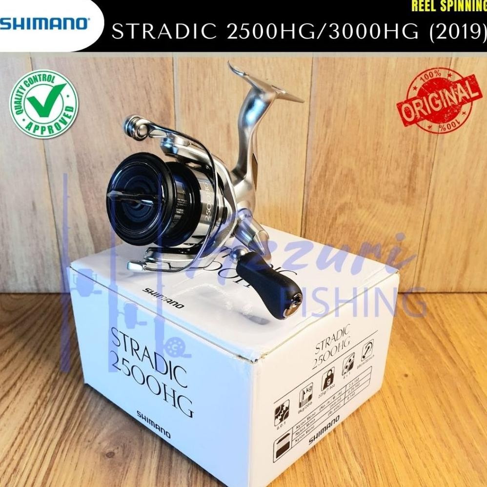 Terlaris Reel Shimano Stradic 2500/C3000 Hg (2019) - Reel Power Handle / Reel Spinning