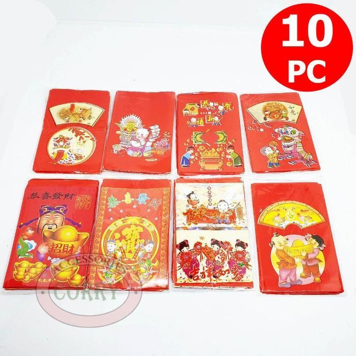 

LFM Angpao Imlek Murah Isi 10 Merah 10 Cm Amplop Lokal Indonesia