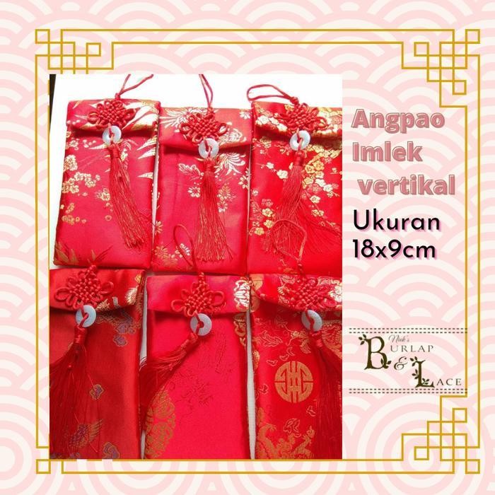 

LFM Angpao kain amplop merah tahun baru imlek vertikal
