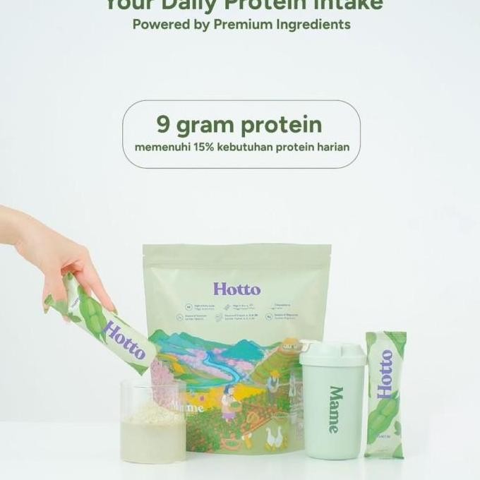 

(Allthebest) Hotto Mame Protein Multigrain with EDAMAME - 1 POUCH (12 Sachet)