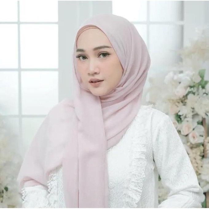 (Allthebest) PASHMINA VOILE ARABIAN SHAWL // PASMINA VOAL // PASHMINA VISCOSE Jilbab Instan Crinkle 