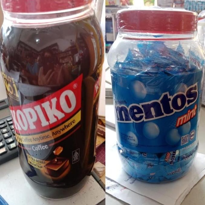 

(Allthebest) Kopiko Mentos Mint Rainbow roll toples