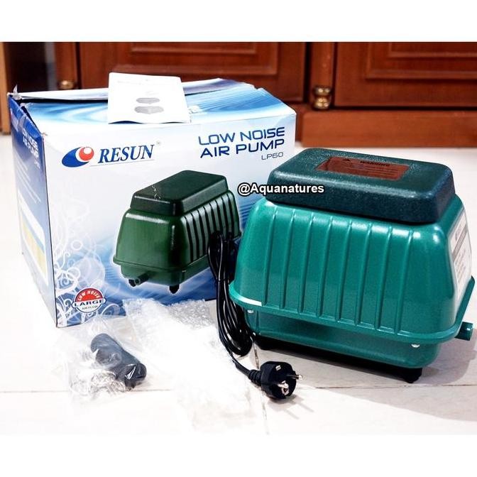 tersedia pompa udara resun lp-60 air pump aquarium kolam koi low noise