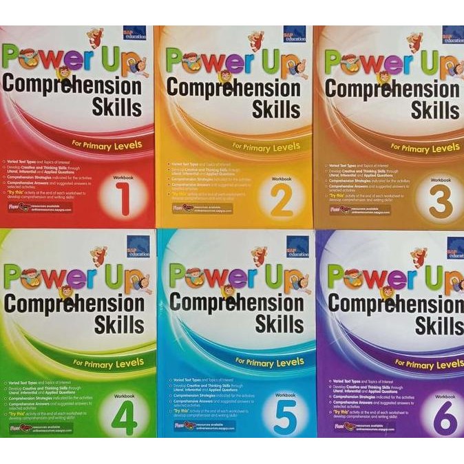 POWER UP COMPREHENSION SKILLS PRIMARY | BUKU LATIHAN BACAAN BAHASA INGGRIS SD STOK TERBATAS