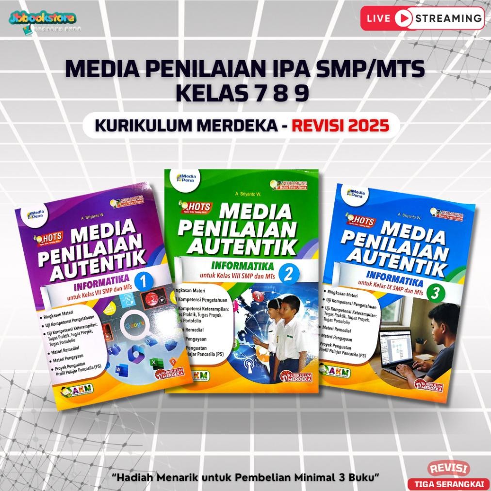 (zone) [ REVISI ] Media Penilaian Autentik IPA Kelas 7 8 SMP/MTS  / IPA SMP / ILMU PENGETAHUAN ALAM 