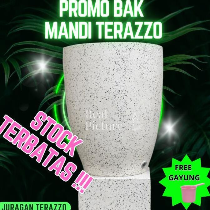 Juragan Terrazzo Bak Mandi Teraso Tipe Uin Yogya Batu Hijau