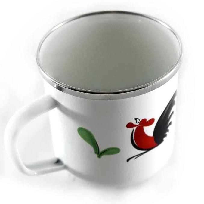 (Allthebest) Mug Cap Ayam Jago / Cangkir Ayam Jago / Gelas Ayam Jago