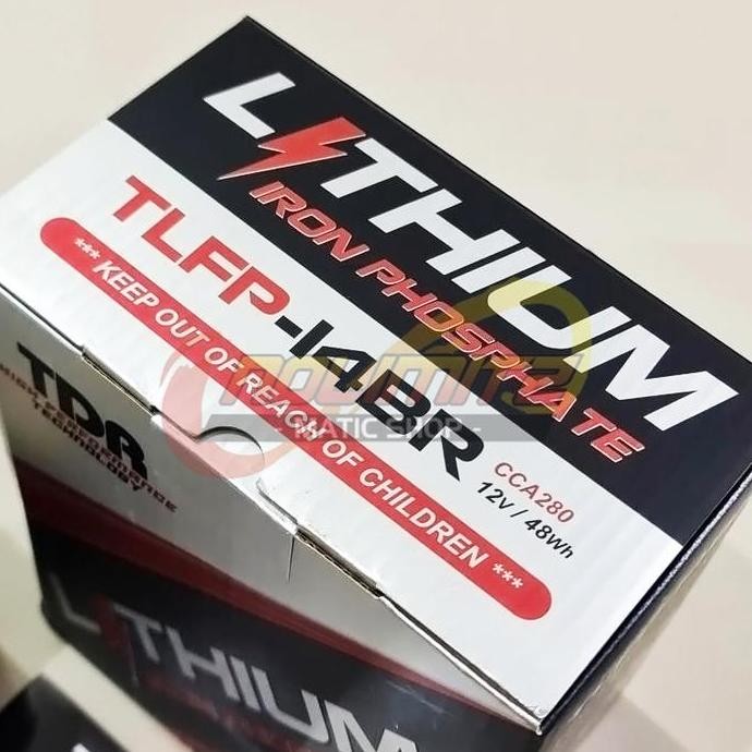 Aki Motor TDR Racing Lithium n Phosphate Battery TLFP-14BR 12V