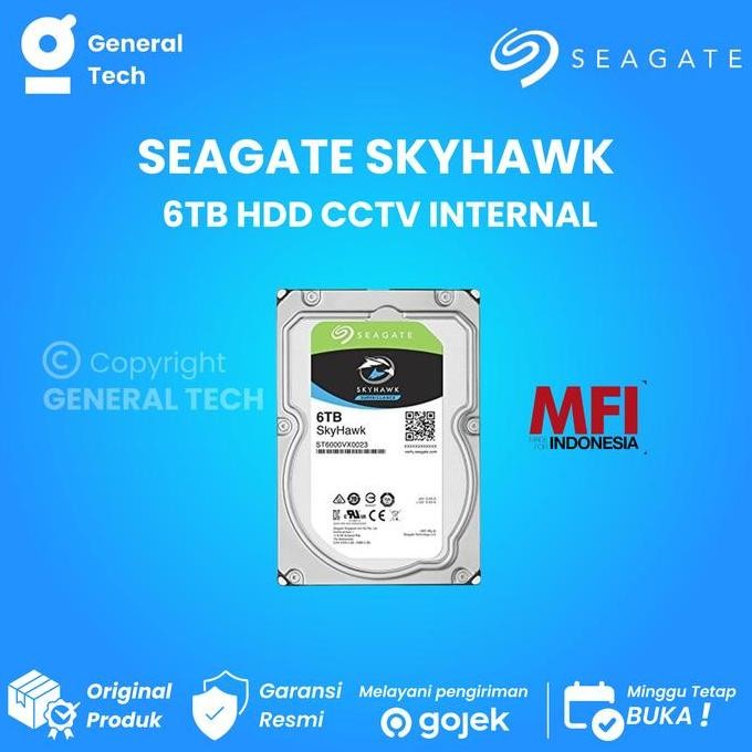 Hardisk Seagate Mfi 6 Tb Skyhawk Co