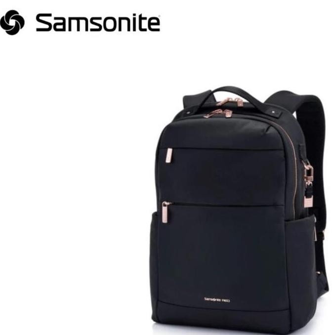 Tas Samsonite Red Ladies Backpack Laptop 14.1 Inch Original Co