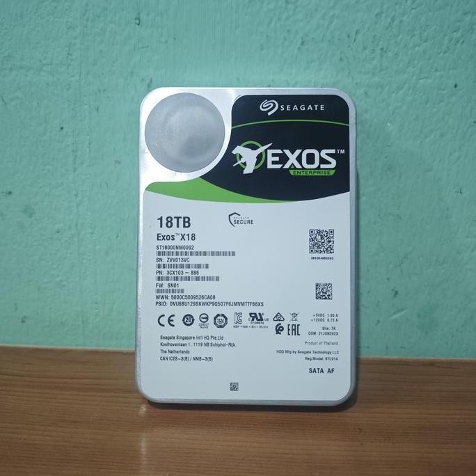 Hardisk 18Tb Seagate Exos Tm Enterprise Co