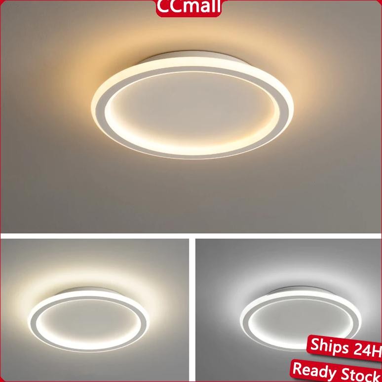 Terlaris Cod Aurop 3-Color Lampu Plafon Minimalis Lampu Lingkaran Untuk Dekorasi Kamar Lampu Gantung