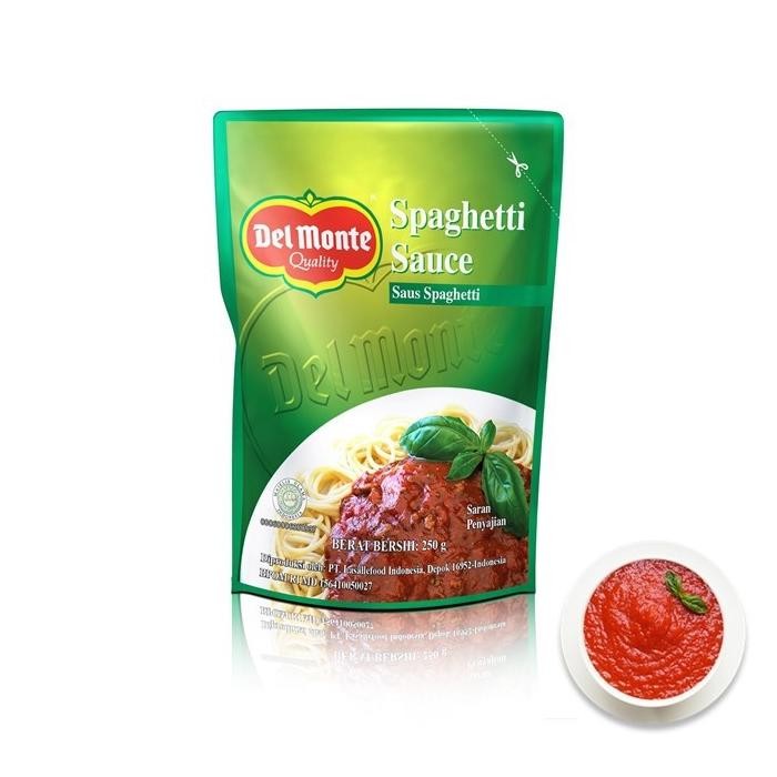 

Miliki Delmonte Saus Spaghetti Pouch 250 gr x3 !