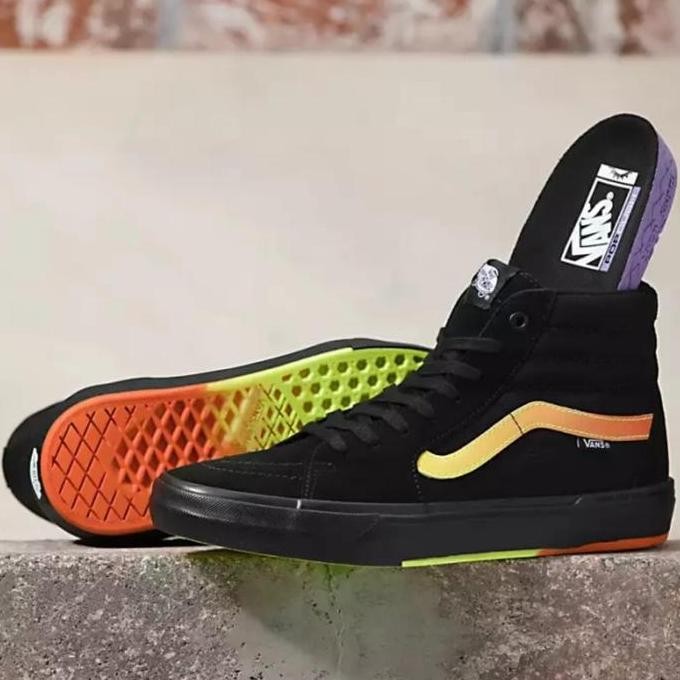 Sale Vans Sk8 Hi Pro Bmx Black Gradient