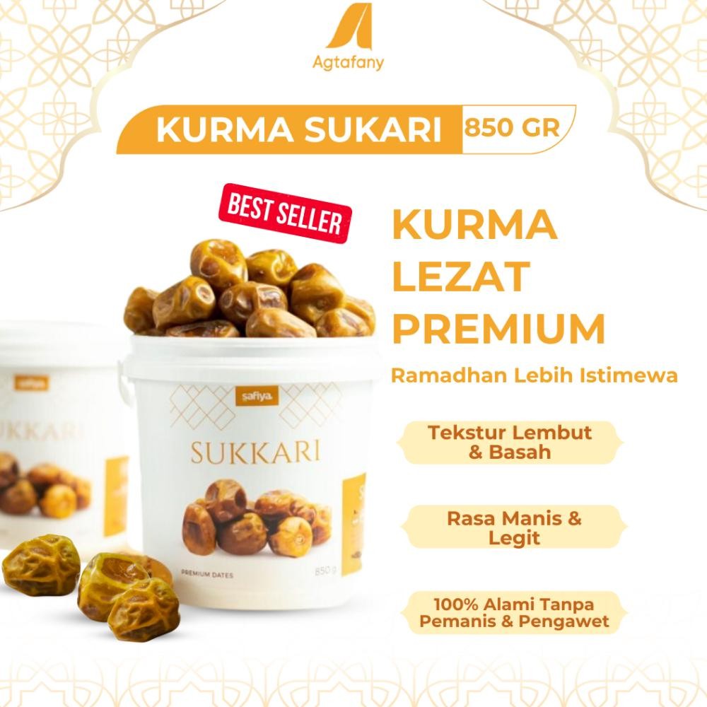 

Trend - Kurma Sukari Ember 850 gr | Kurma Raja Sukkari Dates Basah Lembut Quality Premium Oleh-Oleh Haji Umroh