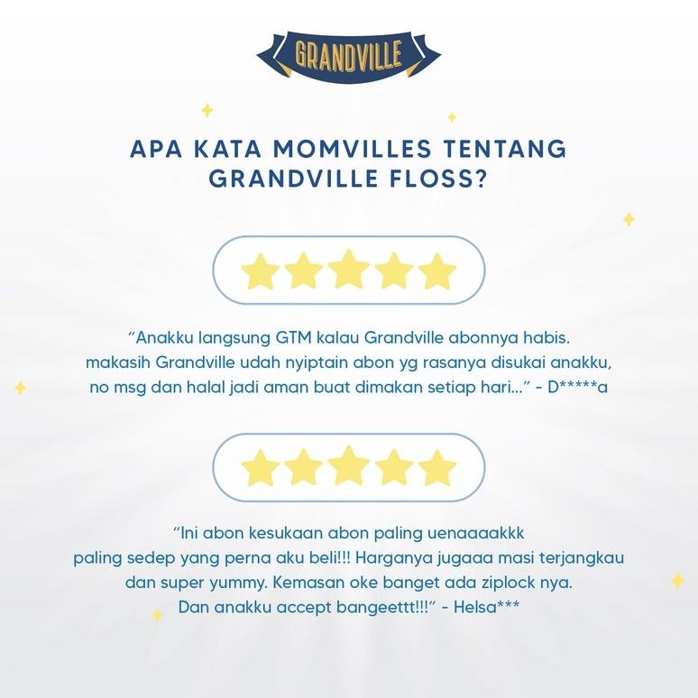 

Berkualitas! Grandville Abon SAPI Crunchy Double Pack Original !!