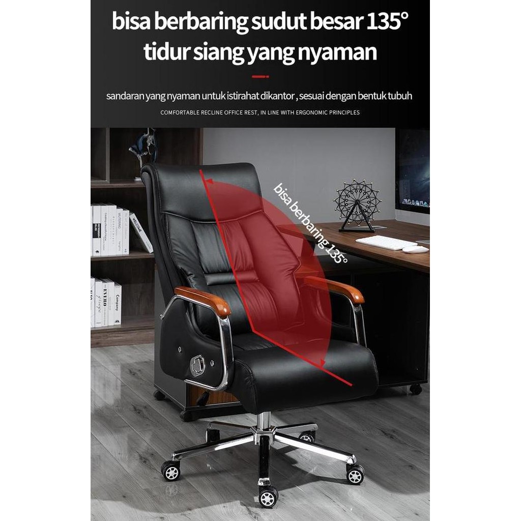 MBK- kursi kulit bos original kursi kantor berbaring kursi eksekutif
