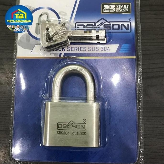 Dekkson Gembok Sq11 Sus304 Stainless Steel, Gembok Pintu
