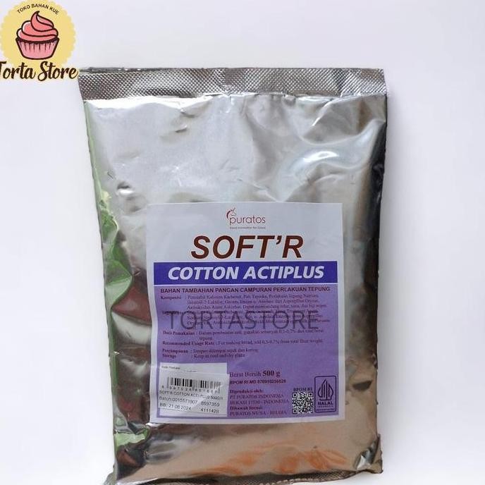 

Puratos Soft'R Cotton Acti Plus 500Gr & 50Gr Bahan Baking Kualitas Terbaik Harga Termurah