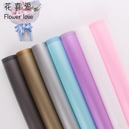 

[20 LEMBAR] Flower Transparan List Frame Kecil / Wrapping Paper / Tebal / Kertas Buket Bunga / Cellophane Florist aSt