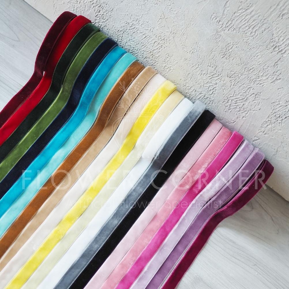 

Pita Velvet Beludru Lebar 1.5 Cm - Panjang 10 Yard (A24003) aSt