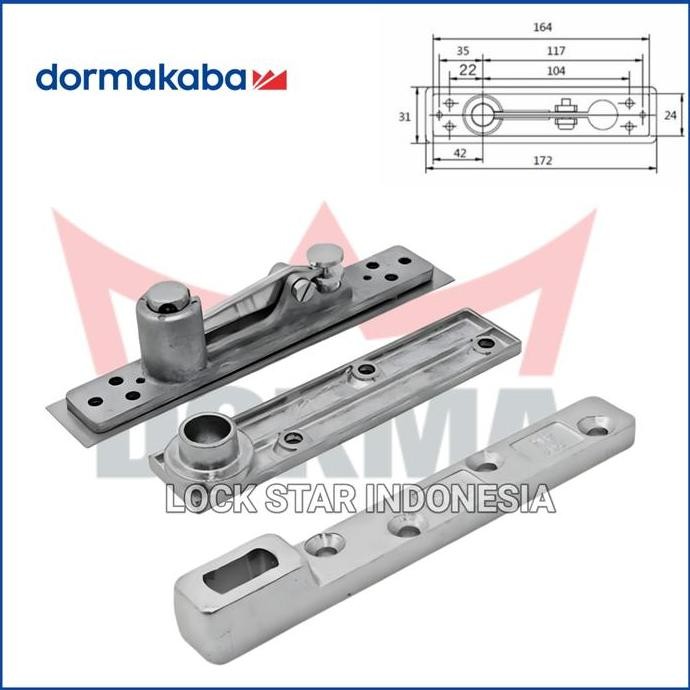 Engsel Putar Pivot Dorma Bts 84/65 Stang Floorhinge Dorma Original