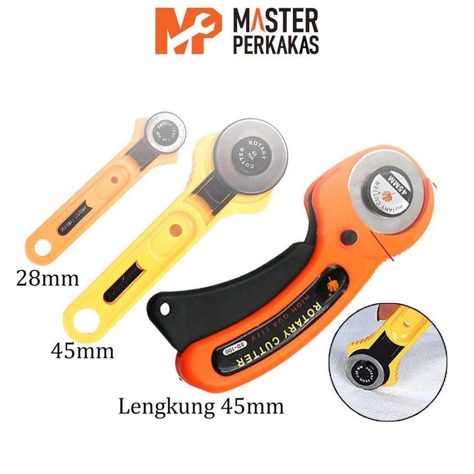 

Rotary Cutter 28Mm 45Mm Mp Roller Blade Alat Potong Bahan Gunting Kain Pemotong Kertas