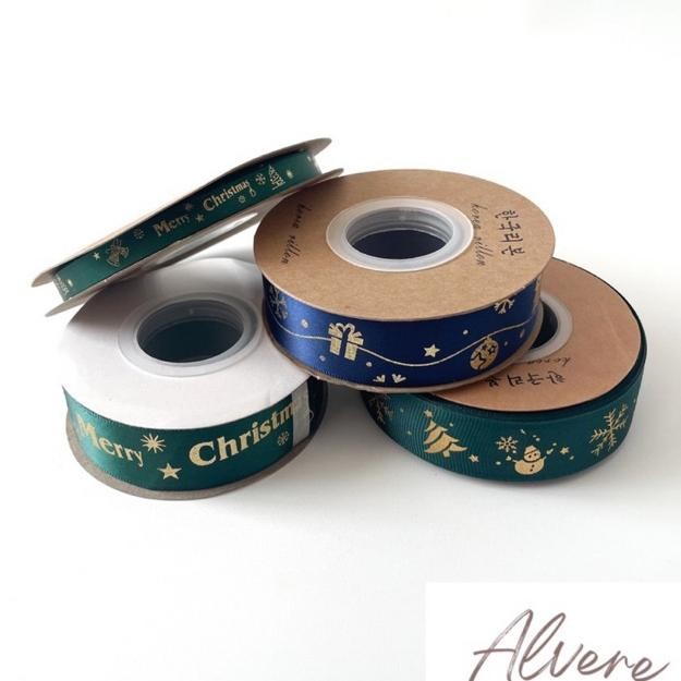 

Pita Natal Merry Christmas Ribbon Gift Kado aSt