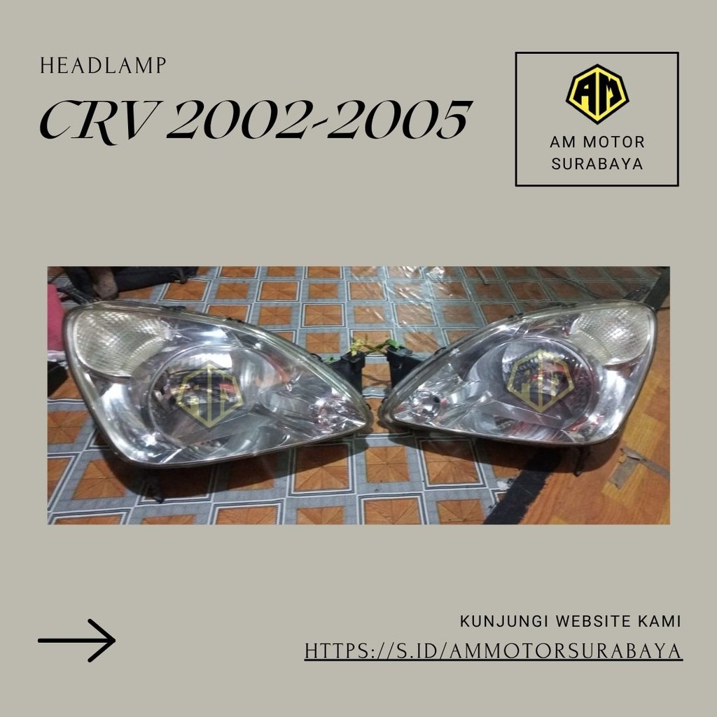 Headlamp CRV 2002-2005