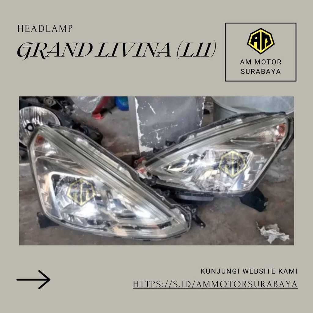 Headlamp GRAND LIVINA L11 (2014-2016)