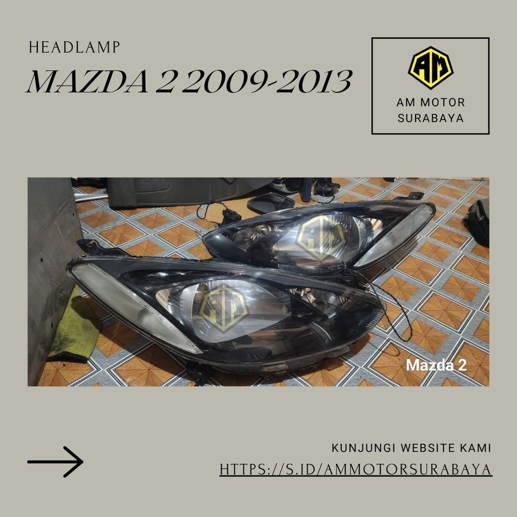 Headlamp MAZDA 2 (2009-2013)