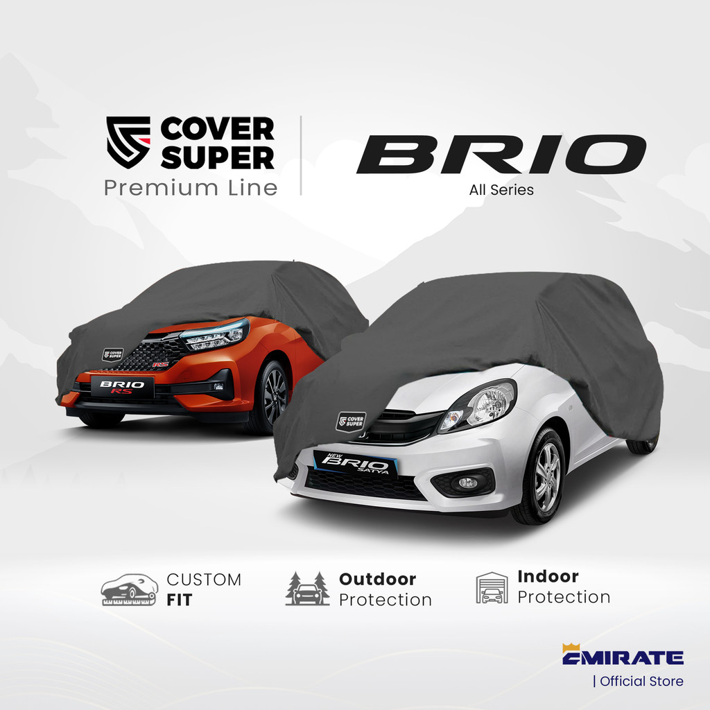 Sarung Mobil / Cover Mobil Honda Brio Polyester Premium Cover Super