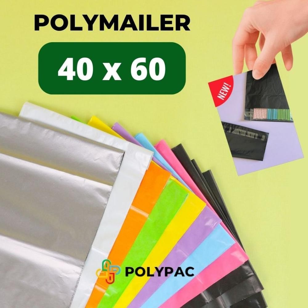 

Polymailer Warna [40x60] isi 50 pcs - Polymailer Lem Warna Pastel aSt