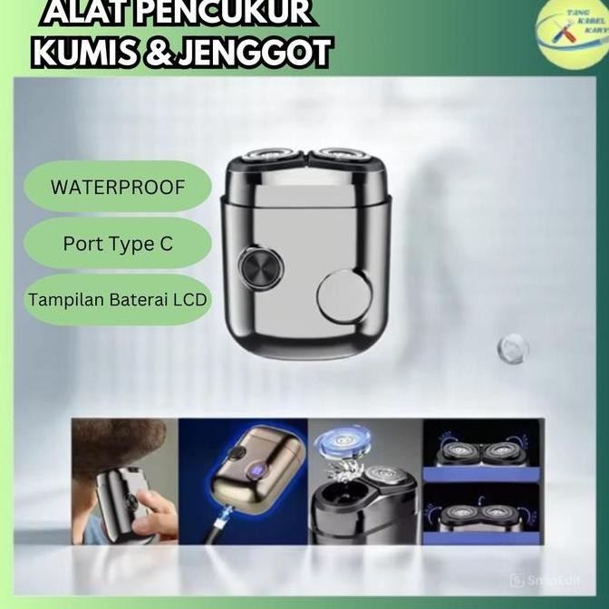 Alat Cukur Kumis Dan Jenggot Led Cukur Kumis Elektrik Pria Shaver Pencukur Jenggot Dan Kumis Elektri