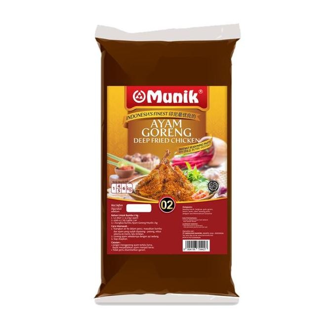

Promo Bumbu Munik Ayam Goreng 1000G - Bumbu Marinasi Ayam Goreng Tradisional