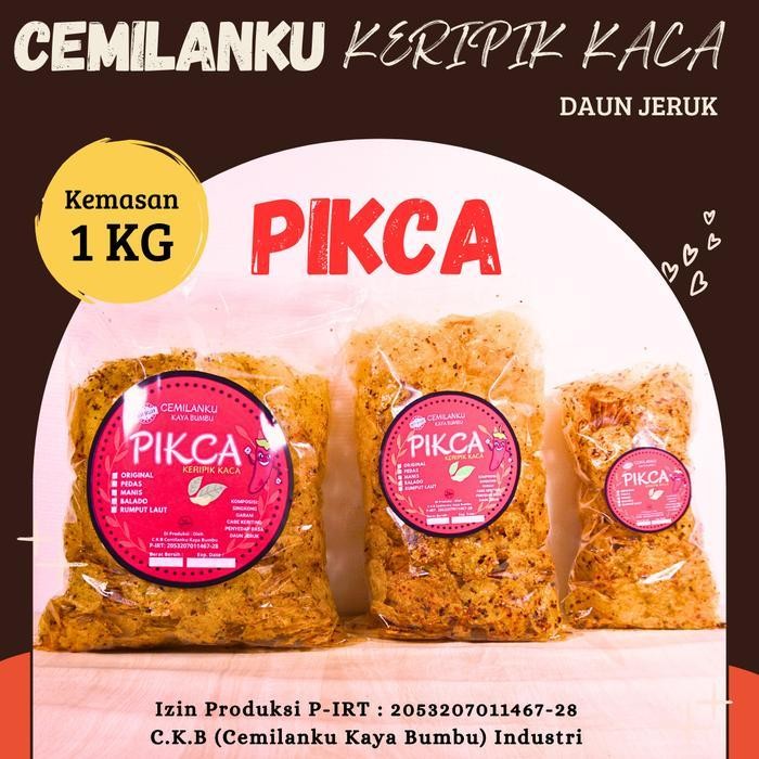 

CCF 1KG - KERIPIK KACA PIKCA DAUN JERUK ORGINAL DAN PEDAS