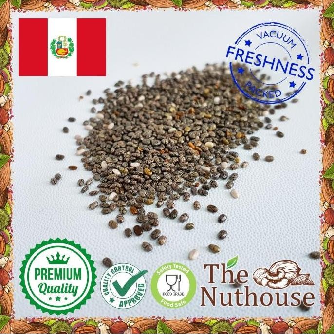 

(Allthebest) 500gr Black Chia Seeds - Peru [Organic Chia Seed]