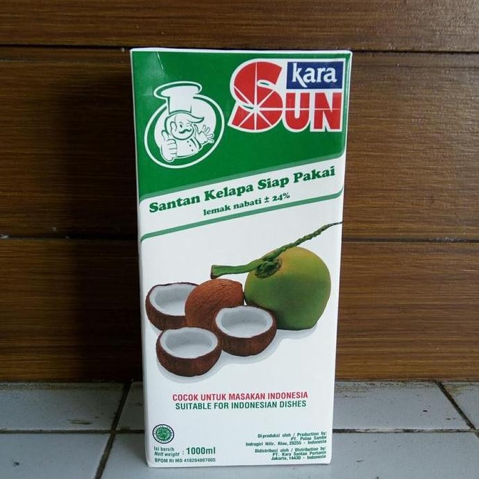 

Promo Santan Kelapa Natural Coconut Cream Sun Kara 1 Liter