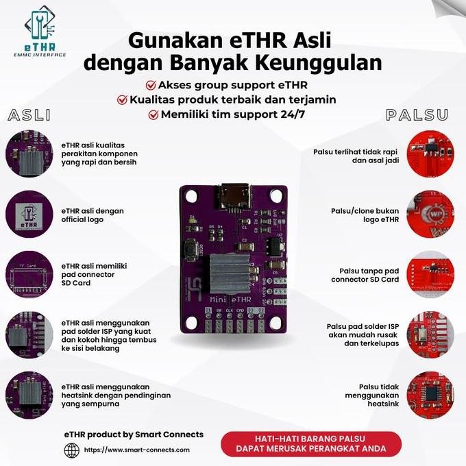 eTHR Pengganti EIP Tool Direct ISP Emmc tanpa BOX (not UMT Hydra ISP) MURAH