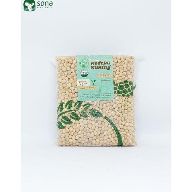 

(Allthebest) Kacang Kedelai Kuning Organik - Lingkar Organik - 500gr