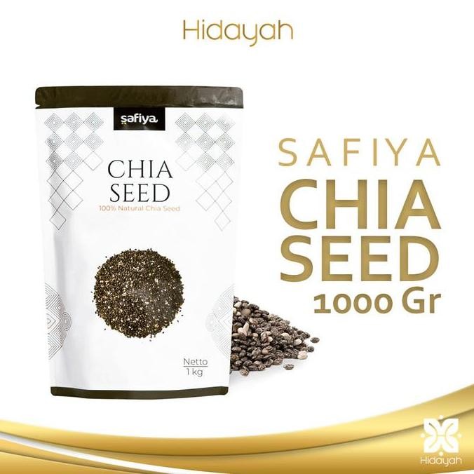 

(Allthebest) Chia Seed Mexico Organik 1 Kg Biji Chia Hitam Premium