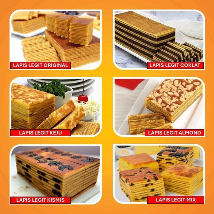 

Ccf Kita Bakery Lapis Legit Spesial Rasa Bintang Lima Cemilan Manis Mentega