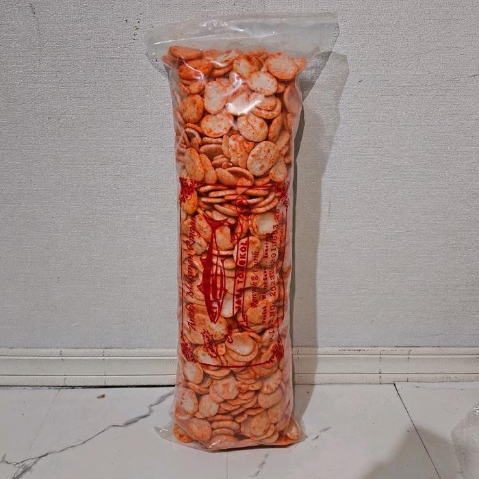 

Ccf (1 Ball) Kerupuk Kemplang Udang Ikan Satu Ball Rasa Original - Snack Makanan - Food Camilan Krupuk Keripik Kering Cemilan Pedas